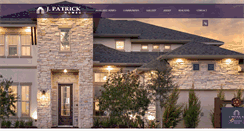 Desktop Screenshot of jpatrickhomes.com