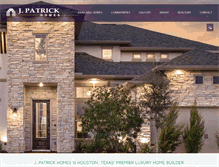 Tablet Screenshot of jpatrickhomes.com